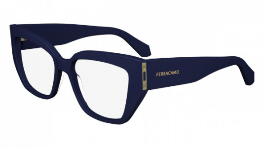 Ferragamo SF2972 Eyeglasses, (414) BLUE NAVY