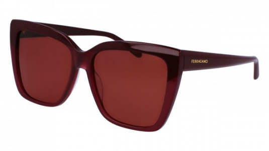 Ferragamo SF1102S Sunglasses, (606) WINE