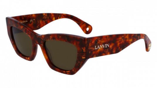 Lanvin LNV651S Sunglasses, (730) AMBER TORTOISE