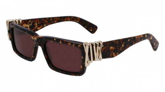 Lanvin LNV665S Sunglasses, (239) TEXTURED BROWN GOLD