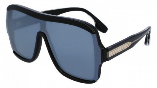 Victoria Beckham VB673S Sunglasses, (003) BLACK/SILVER MIRROR