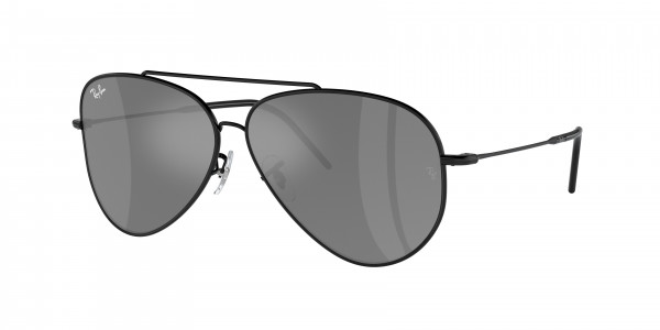 Ray-Ban RBR0101S AVIATOR REVERSE Sunglasses, 002/GS AVIATOR REVERSE BLACK GREY MIR (BLACK)