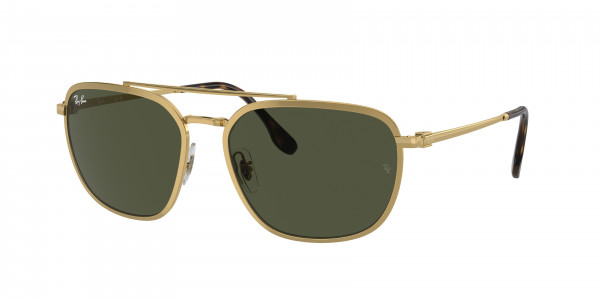 Ray-Ban RB3708 Sunglasses, 001/31 ARISTA GREEN (GOLD)