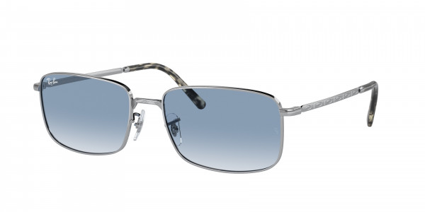 Ray-Ban RB3717 Sunglasses, 003/3F SILVER CLEAR GRADIENT BLUE (SILVER)