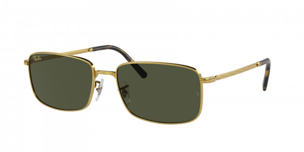Ray-Ban RB3717 Sunglasses, 919631 LEGEND GOLD GREEN (GOLD)
