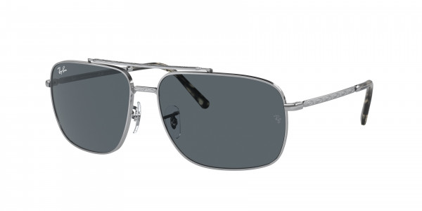 Ray-Ban RB3796 Sunglasses, 003/R5 SILVER BLUE (SILVER)
