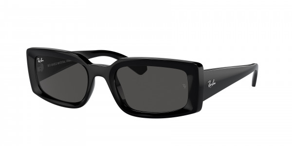 Ray-Ban RB4395F KILIANE Sunglasses, 667787 KILIANE BLACK DARK GREY (BLACK)