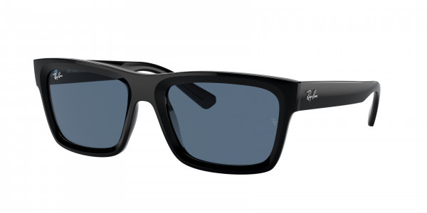 Ray-Ban RB4396F WARREN Sunglasses, 667780 WARREN BLACK DARK BLUE (BLACK)