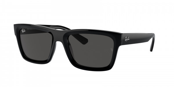 Ray-Ban RB4396F WARREN Sunglasses, 667787 WARREN BLACK DARK GREY (BLACK)