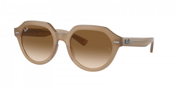Ray-Ban RB4399F GINA Sunglasses, 616651 GINA TORTLEDOVE CLEAR GRADIENT (BEIGE)
