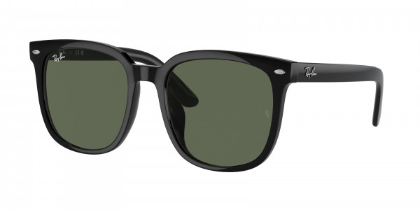 Ray-Ban RB4401D Sunglasses, 601/71 BLACK DARK GREEN (BLACK)