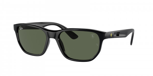 Ray-Ban RB4404M Sunglasses, F68371 BLACK DARK GREEN (BLACK)