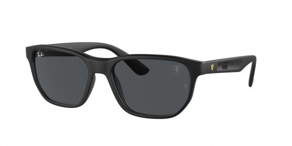 Ray-Ban RB4404M Sunglasses, F68487 MATTE BLACK DARK GREY (BLACK)