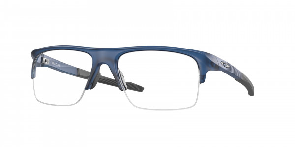 Oakley OX8061 PLAZLINK Eyeglasses, 806104 PLAZLINK MATTE TRANSLUCENT BLU (BLUE)