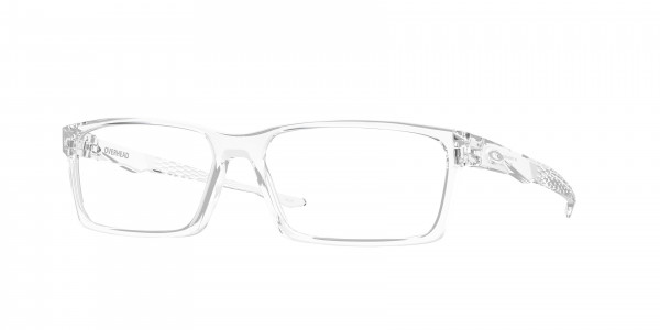 Oakley OX8060 OVERHEAD Eyeglasses, 806003 OVERHEAD POLISHED CLEAR (TRANSPARENT)