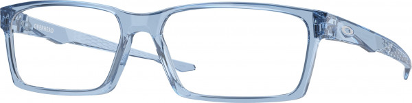 Oakley OX8060 OVERHEAD Eyeglasses, 806007 OVERHEAD TRANPARENT BLUE (BLUE)