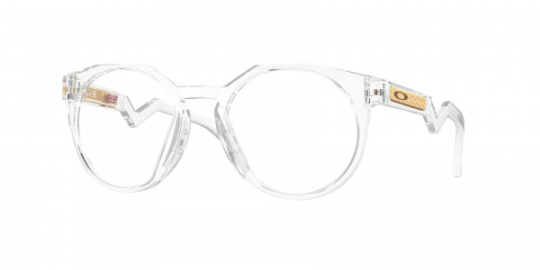 Oakley OX8139A HSTN RX A Eyeglasses, 813905 HSTN RX A POLISHED CLEAR (TRANSPARENT)