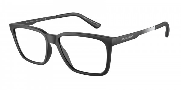 Armani Exchange AX3103 Eyeglasses, 8078 MATTE BLACK (BLACK)