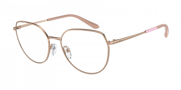 Armani Exchange AX1056 Eyeglasses, 6103 SHINY ROSE GOLD (GOLD)