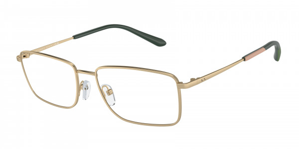 Armani Exchange AX1057 Eyeglasses, 6048 MATTE PALE GOLD (GOLD)