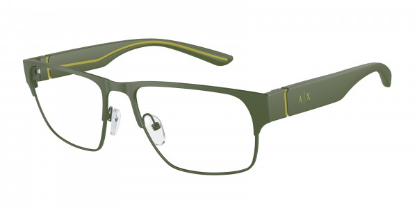 Armani Exchange AX1059 Eyeglasses, 6101 MATTE OLIVE (GREEN)