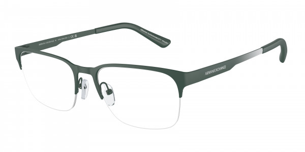 Armani Exchange AX1060 Eyeglasses, 6035 MATTE GREEN (GREEN)