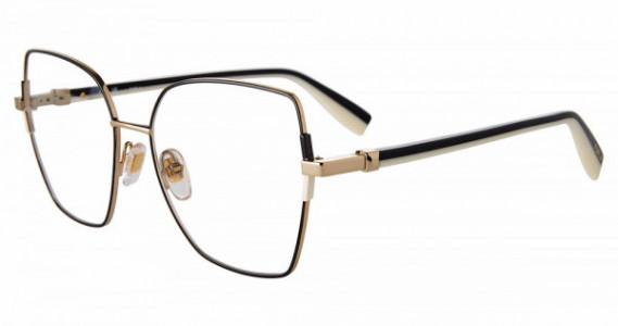 Furla VFU726 Eyeglasses, ROSE GOLD/BLACK (0301)