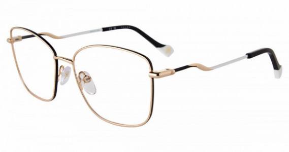 Yalea VYA119 Eyeglasses, ROSE GOLD/BLACK (0301)