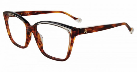 Yalea VYA109 Eyeglasses, BROWN HORN (0G62)