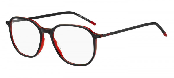 HUGO HG 1272 Eyeglasses, 0OIT BLACK RED