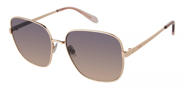 Fossil FOS 2133/G/S Sunglasses, 0AU2 RED GOLD