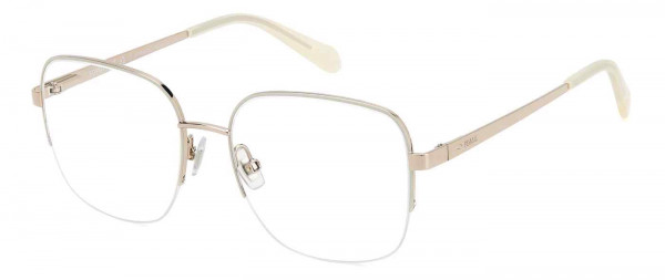 Fossil FOS 7163/G Eyeglasses, 01GD BRW WHITE