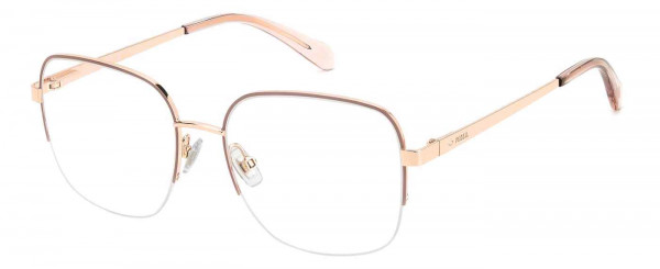 Fossil FOS 7163/G Eyeglasses, 0AU2 RED GOLD