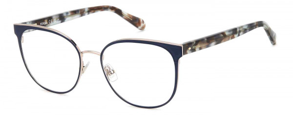 Fossil FOS 7164/G Eyeglasses, 0FLL MTT BLUE