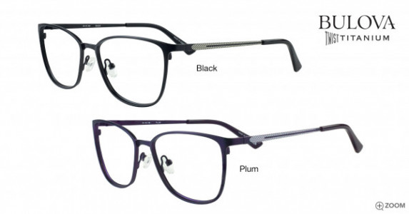 Bulova Wembley Eyeglasses, Black