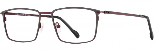 Scott Harris Scott Harris 886 Eyeglasses, 2 - Charcoal / Maroon