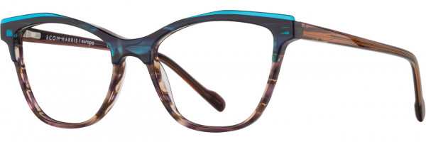 Scott Harris Scott Harris 888 Eyeglasses, 1 - Turquoise / Cedar
