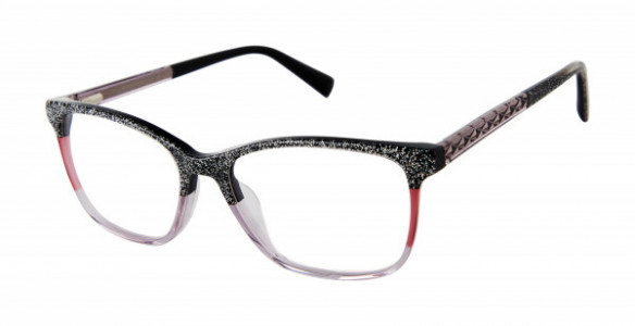 gx by Gwen Stefani GX104 Eyeglasses, Black/Glitter (BLK)
