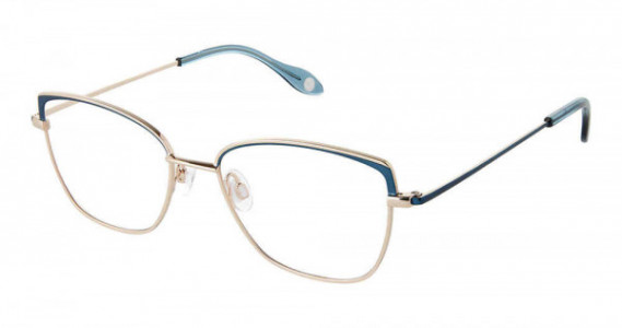 Fysh UK F-3721 Eyeglasses, S204-AQUA GOLD