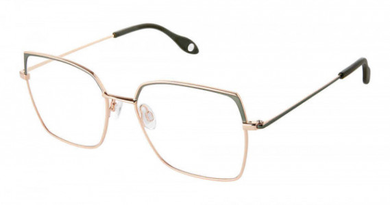 Fysh UK F-3720 Eyeglasses, S216-MOSS ROSE GOLD