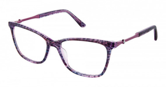SuperFlex SF-635 Eyeglasses, S307-PURPLE LEOPARD