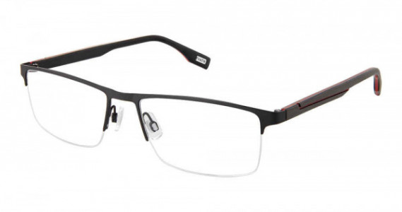 Evatik E-9262 Eyeglasses, M200-BLACK RED
