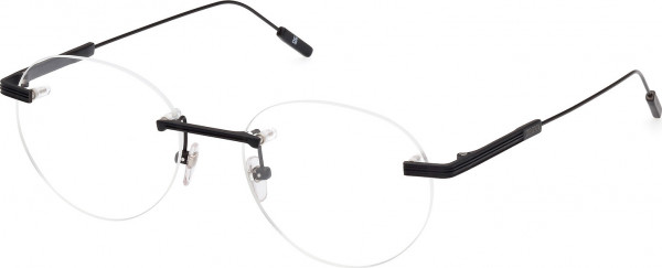 Ermenegildo Zegna EZ5263-H Eyeglasses, 002 - Matte Black / Matte Black