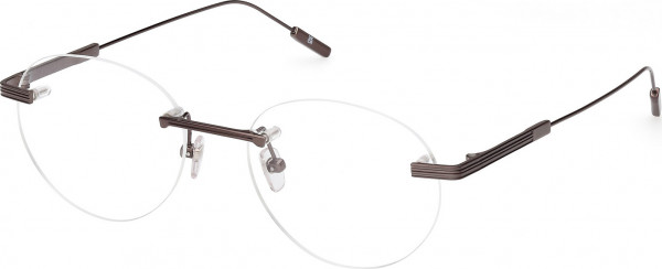 Ermenegildo Zegna EZ5263-H Eyeglasses, 008 - Shiny Gunmetal / Shiny Gunmetal