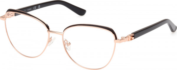 Guess GU2982 Eyeglasses, 005 - Shiny Black / Shiny Black