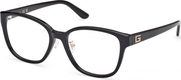Guess GU2992-D Eyeglasses, 001 - Shiny Black / Shiny Black