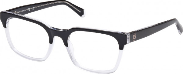 Guess GU50094 Eyeglasses, 005 - Black/Crystal / Black/Crystal