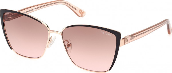 Guess GU7922 Sunglasses, 05F - Matte Black / Pink/Pearl