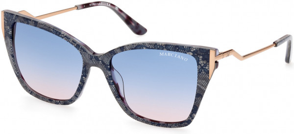 GUESS by Marciano GM0833 Sunglasses, 92W - Blue/other / Gradient Blue