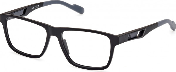 adidas SP5058 Eyeglasses, 002 - Matte Black / Matte Black